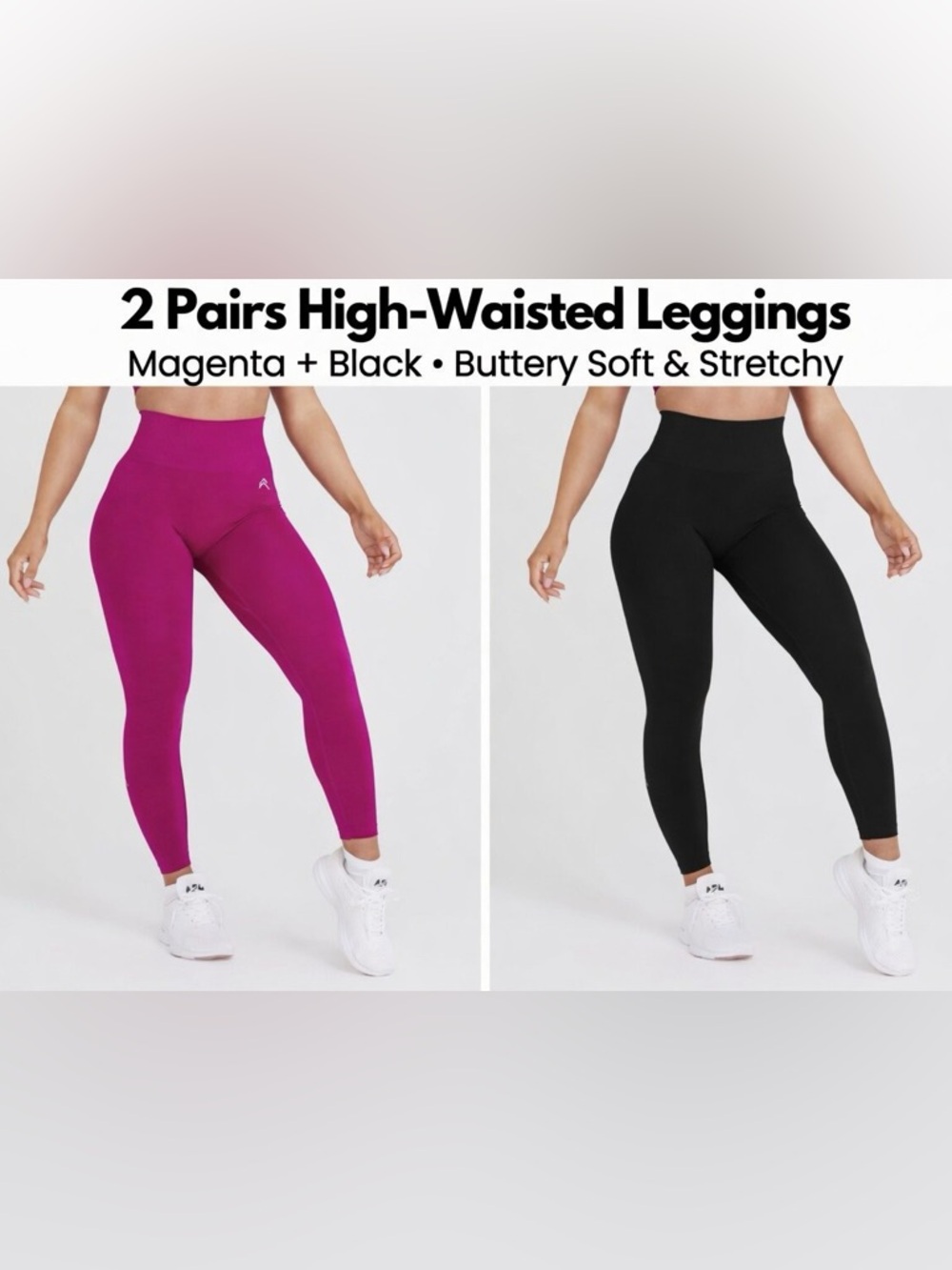 Oner Active effortless leggings fucsia effortless black leggings bundle